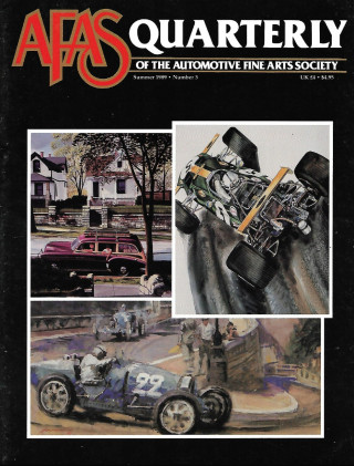AFAS QUARTERLY - AUTOMOTIVE FINE ARTS SOCIETY 1989 SUMMER - UNITED KINGDOM